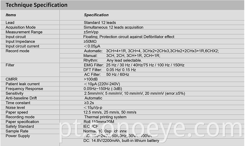 6 Channel ECG machine Electrocardiograph